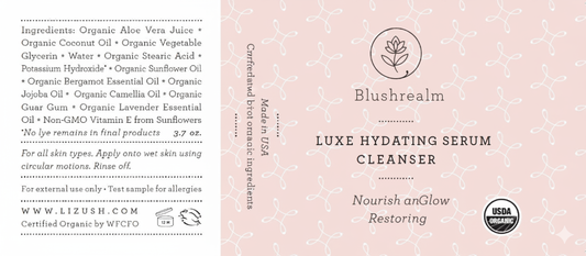 ORGANIC FACIAL CLEANSER Cleansing and Restoring