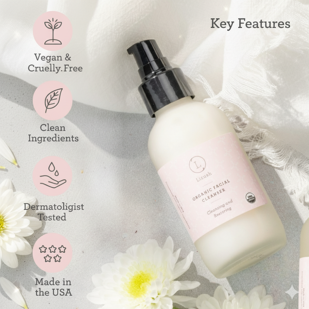 ORGANIC FACIAL CLEANSER Cleansing and Restoring