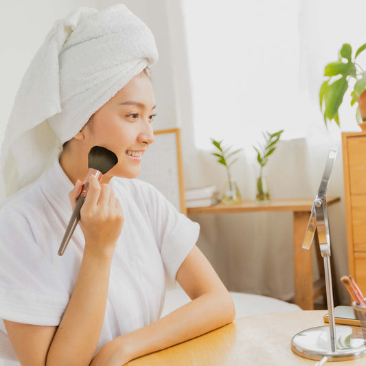 5 Pcs Studio Makeup Brush Set (Rose Gold) - BlushRealm